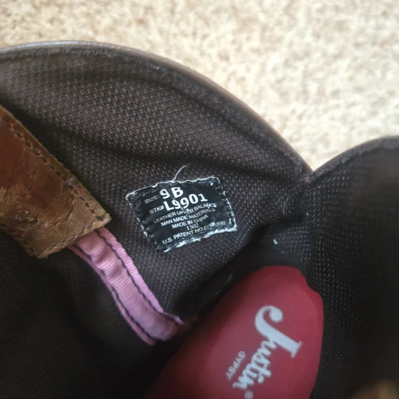 Justin Boots Pink and Brown Ankle Booties - Picture 8 of 8